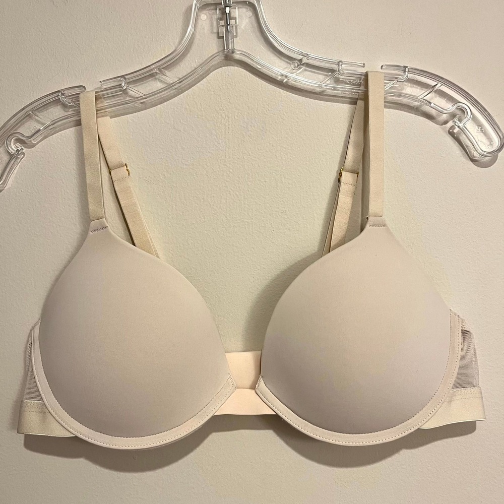 Pepper Bra Lift Up Push Up Underwire Smooth Ecru Women 42A